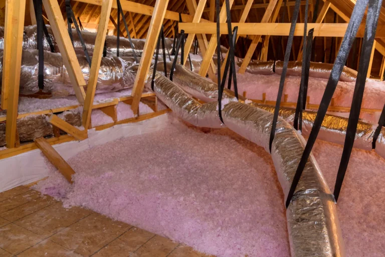 picture of flexible ductwork & insulation